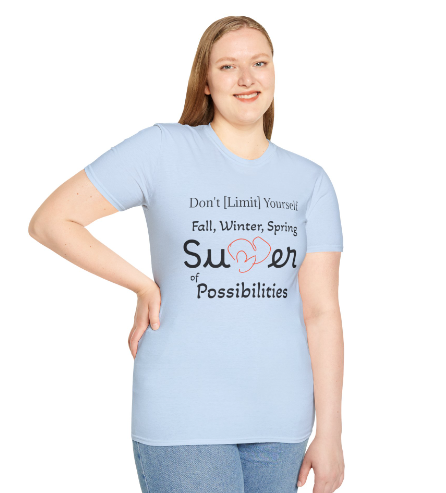 Double Heart - Unisex Softstyle T-Shirt - SuperMi