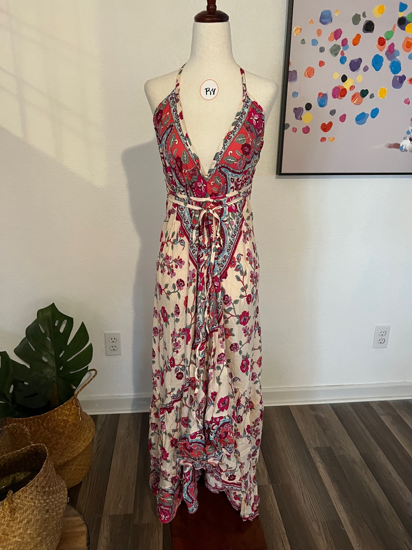 Divine Long Ruffle Dress