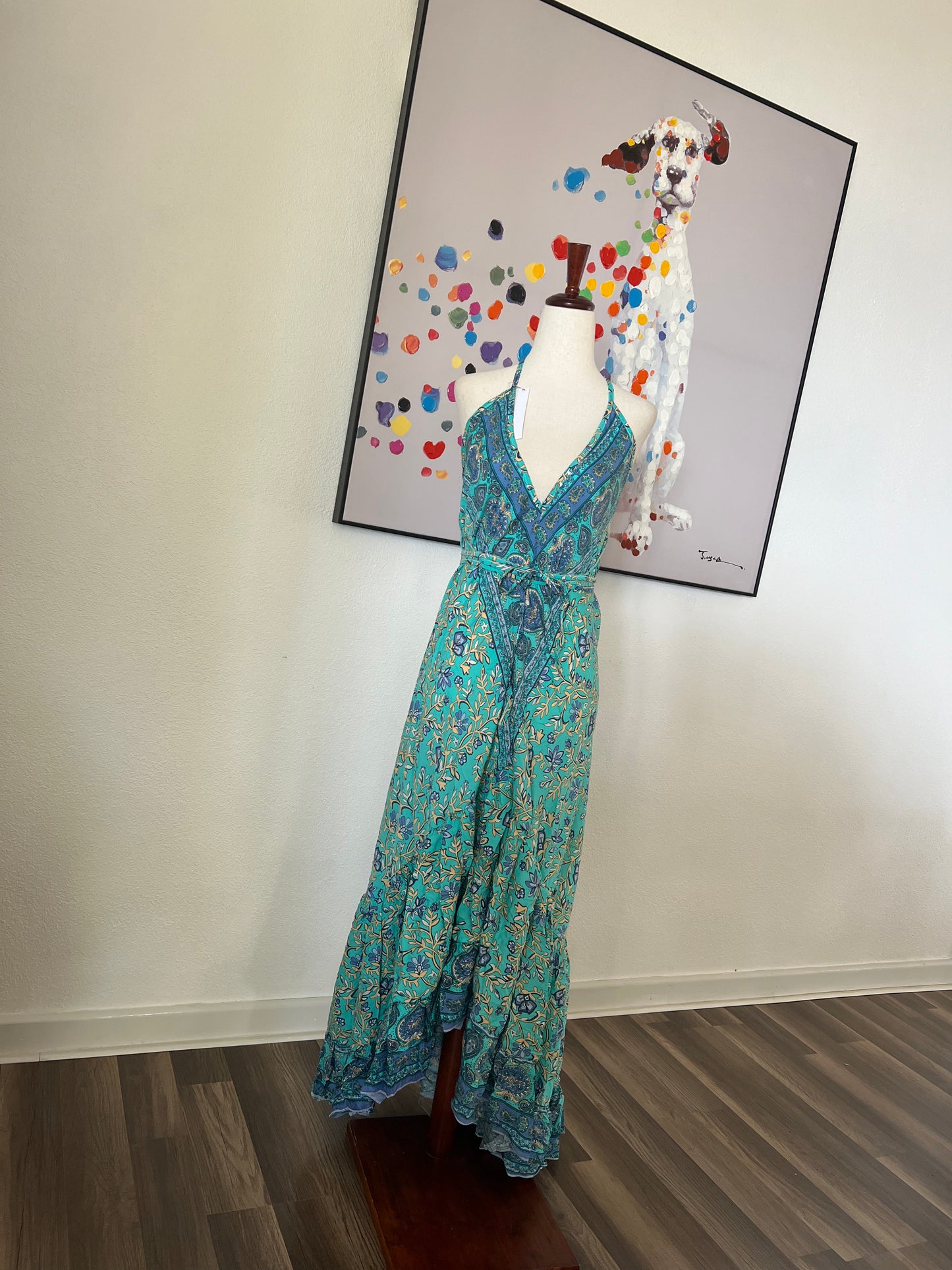 Divine Long Ruffle Dress
