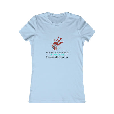 Team SummerLiz Handprint Women's Favorite Tee- SuperMi