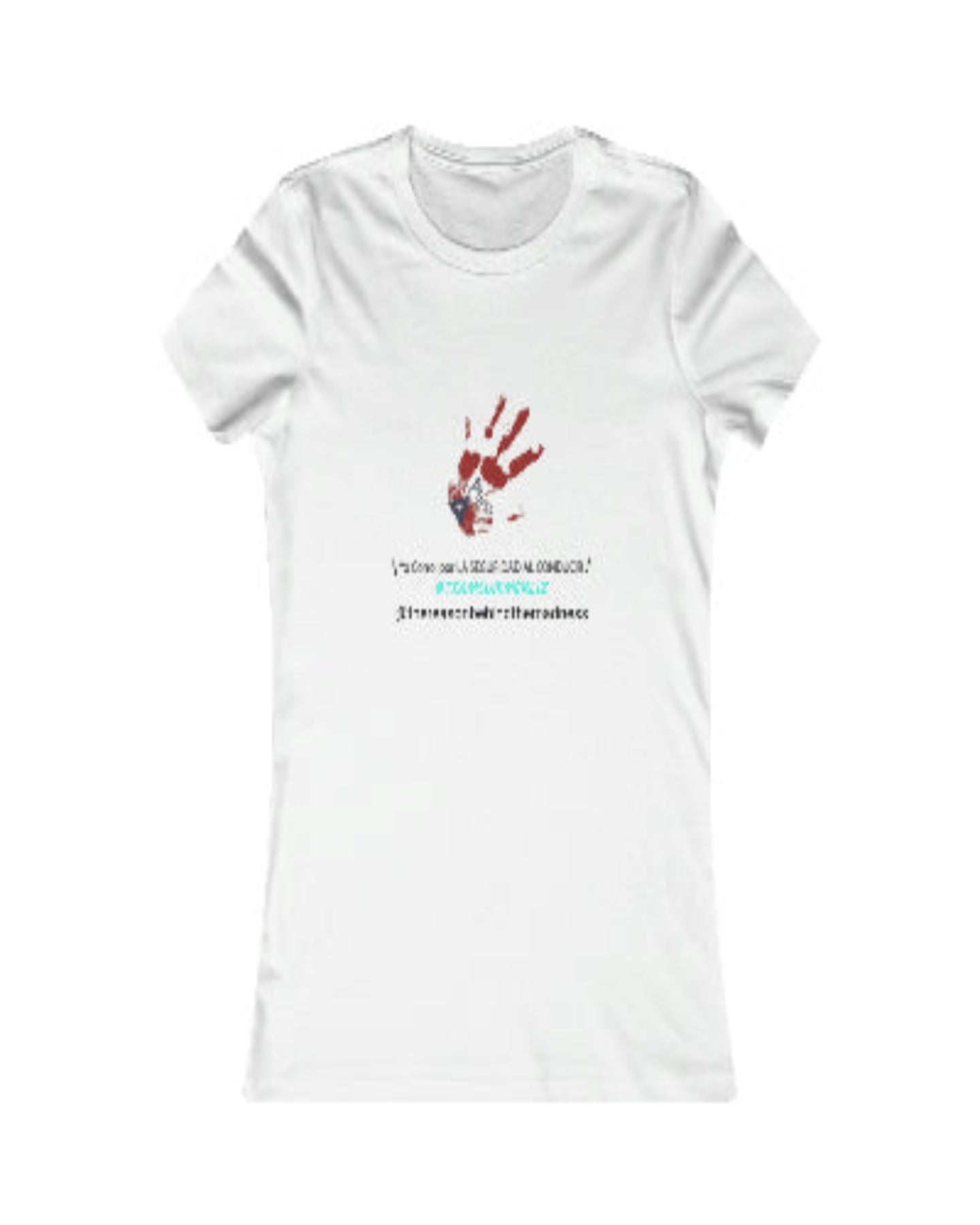 Team SummerLiz Handprint Women's Favorite Tee- SuperMi