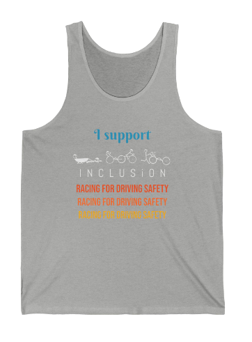 I Support Inclusion Unisex Jersey Tank Top -SuperMI