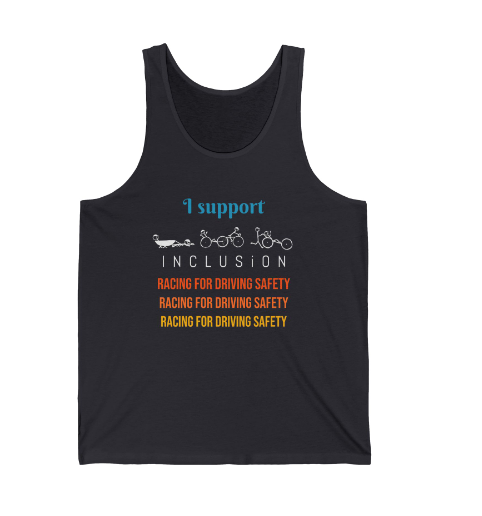 I Support Inclusion Unisex Jersey Tank Top -SuperMI